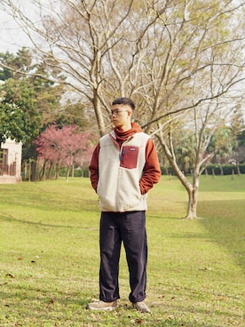 「NIKE ACG（ナイキエィシージー）のアイテム（ジャケット/アウター）」を使った、yangyang さん（メンズ・181cm）の冬コーディネート