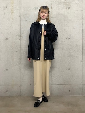 「SENSE OF PLACE by URBAN RESEARCH（センスオブプレイスバイアーバンリサーチ）のアイテム（その他アウター）」を使った、ゆりさん（レディース・161cm）の冬コーディネート