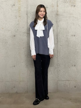 ゆりさん（レディース・161cm）の秋コーディネート