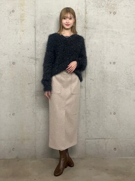 ゆりさん（レディース・161cm）の冬コーディネート