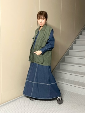 サトユナさん(レディース・156cm)の春コーディネート