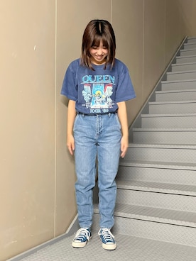「夏だ！Tシャツを着よう！」｜サトユナさん（レディース・156cm）の夏コーディネート