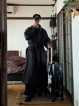 「Classical Origin（クラシカルオリジン）のアイテム（パンツ）」を使った、Mino さん（メンズ・166cm）の冬コーディネート