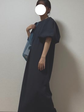 「GRL（グレイル）のアイテム（ワンピース/ドレス）」を使った、makka☺︎さん（レディース・151cm）の夏コーディネート