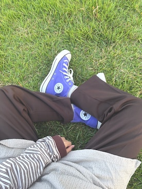 「コンバース ハイカット」｜makka☺︎さん（レディース・151cm）の秋コーディネート