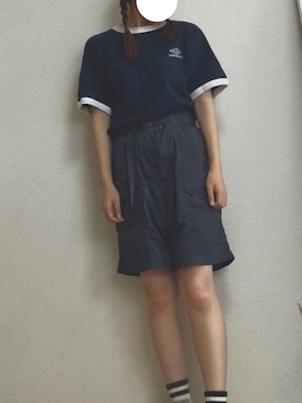 「川遊び」｜makka☺︎さん（レディース・151cm）の夏コーディネート