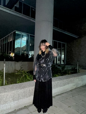 「archives（アルシーヴ）のアイテム（スカート）」を使った、Keeraさん（レディース・158cm）の春コーディネート