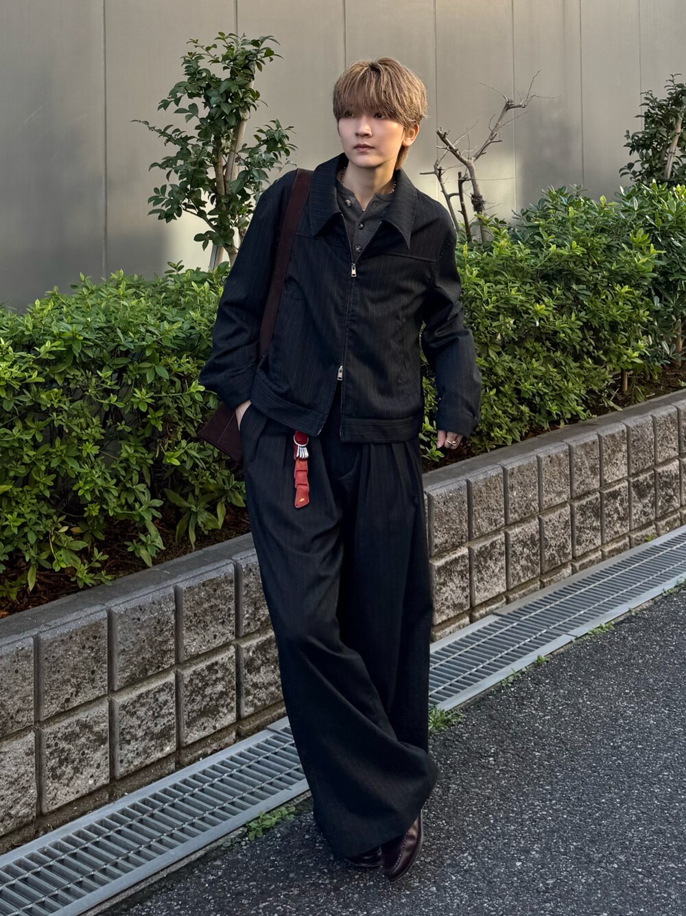 HIROKI - ヘンリーネックニット made in INTERFACTORYを使った人気