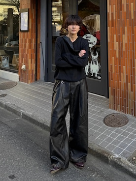 「SINSS（シンス）のアイテム」を使った、さあやさん（メンズ・163cm）の冬コーディネート