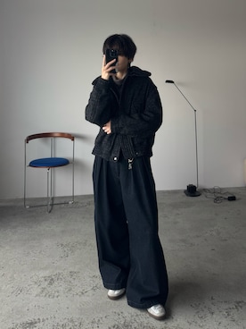 「アイテム（ブルゾン）」を使った、さあやさん（メンズ・163cm）の秋コーディネート