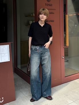 「アイテム（バッグ）」を使った、さあやさん（メンズ・163cm）の夏コーディネート