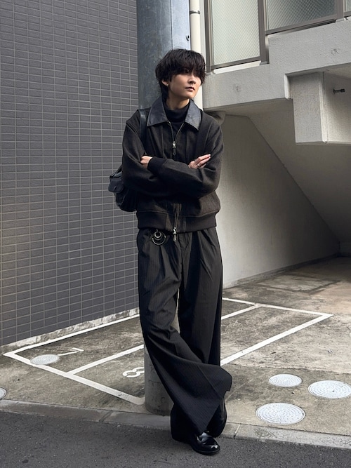 HARUTA ハルタ HEEL-UP W'S SPOCK SHOES スポックシューズ 476 BLACK