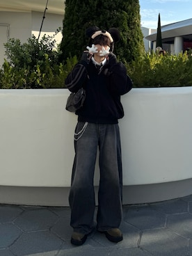 「アイテム（フォーマルスーツ/小物）」を使った、さあやさん（メンズ・163cm）の冬コーディネート