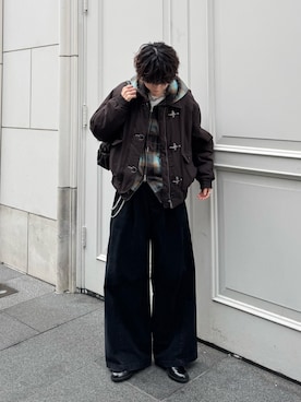 「アイテム（パンプス）」を使った、さあやさん（メンズ・163cm）の冬コーディネート