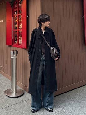 「アイテム（パンプス）」を使った、さあやさん（メンズ・163cm）の冬コーディネート