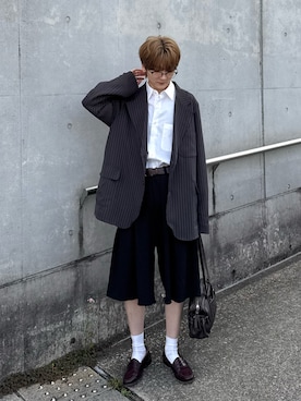 「ボーイッシュ」｜さあやさん（メンズ・163cm）の春コーディネート
