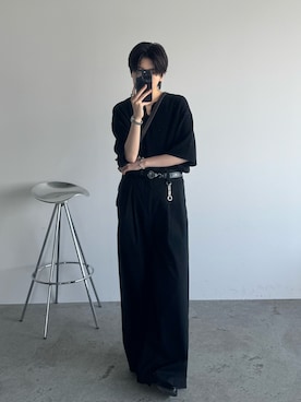 「アイテム（パンプス）」を使った、さあやさん（メンズ・163cm）の夏コーディネート