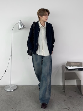 「WYM LIDNM（ウィム バイ リドム）のアイテム」を使った、さあやさん（メンズ・163cm）の春コーディネート