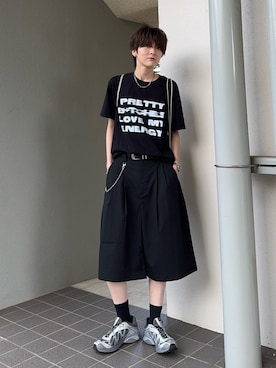 「SINSS（シンス）のアイテム」を使った、さあやさん（メンズ・163cm）の夏コーディネート
