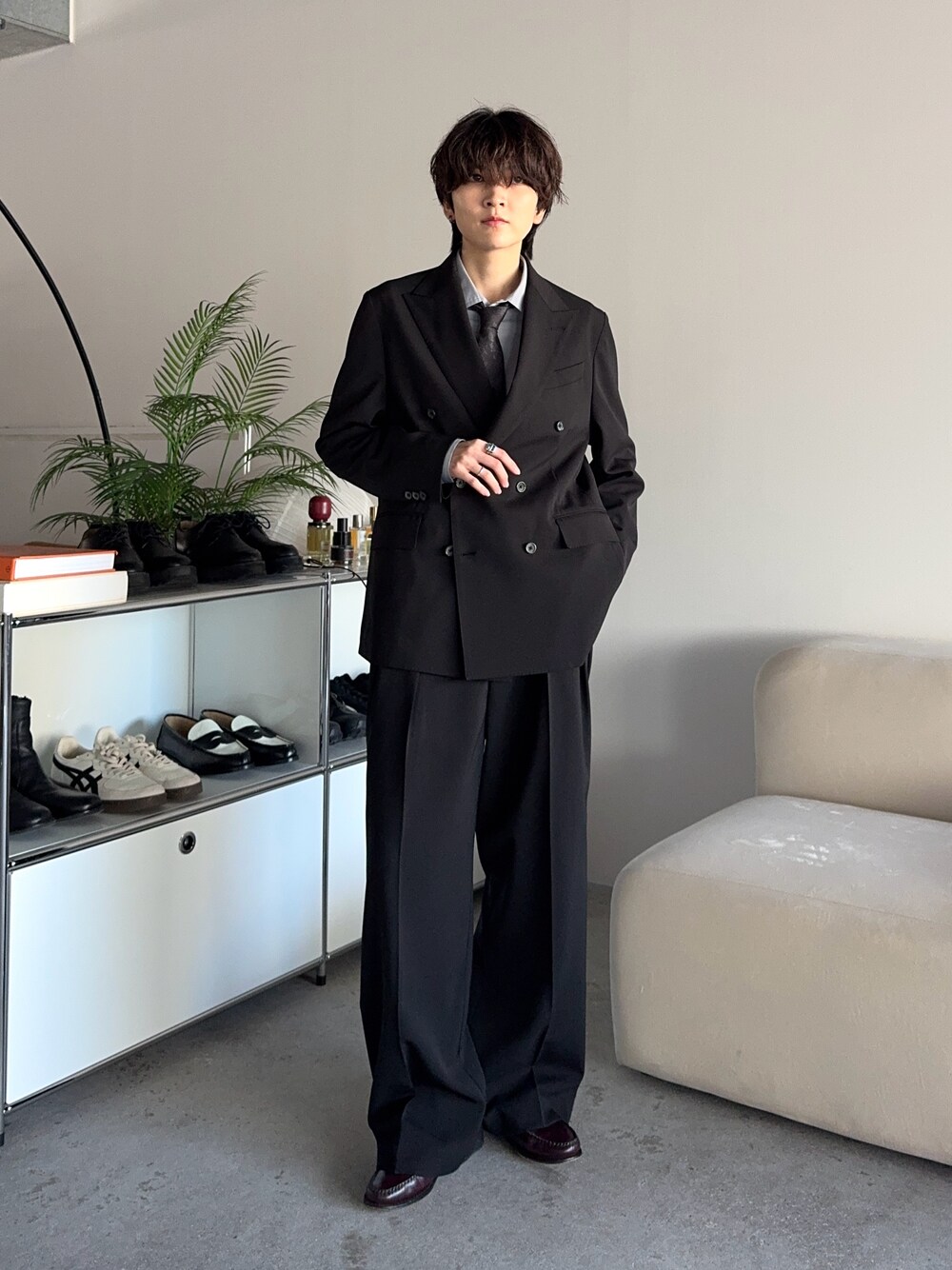 HIGH TWIST PE DOUBLE SUITを使った人気ファッションコーディネート - WEAR