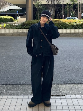 「アイテム（ブルゾン）」を使った、さあやさん（メンズ・163cm）の春コーディネート