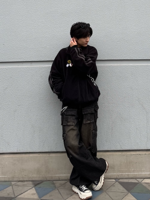 epnok ブルゾン アウター 「EPNK」Cropped fleece track blouson