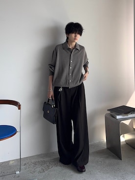 「カーディガン」｜さあやさん（メンズ・163cm）の秋コーディネート