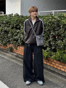 「アイテム（バッグ）」を使った、さあやさん（メンズ・163cm）の春コーディネート