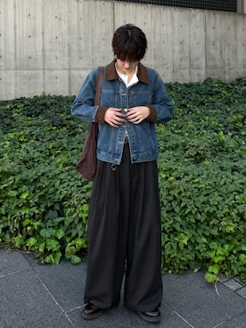 「SINSS（シンス）のアイテム」を使った、さあやさん（メンズ・163cm）の秋コーディネート