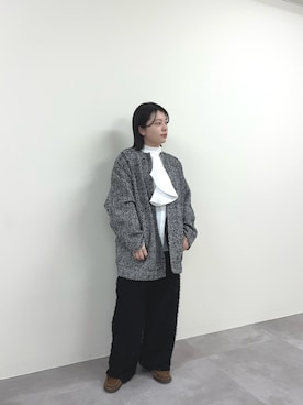 「DOLLUPOOPS（ドールアップウップス）のアイテム」を使った、marinaさん（レディース・150cm）の冬コーディネート