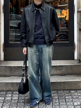 「LIDNM（リドム）のアイテム」を使った、しゅんさん（メンズ・176cm）の春コーディネート