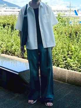 「LIDNM（リドム）のアイテム」を使った、しゅんさん（メンズ・176cm）の夏コーディネート