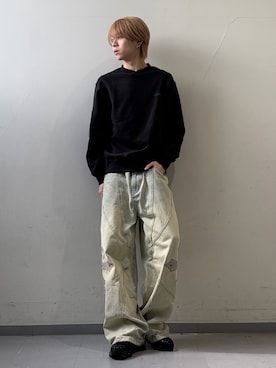 安藤颯汰さん（メンズ・178cm）の冬コーディネート