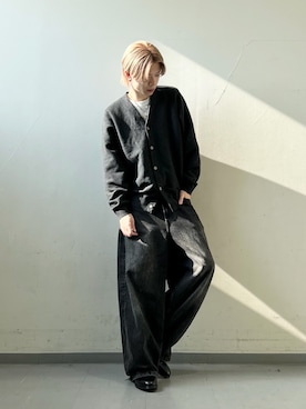 安藤颯汰さん（メンズ・178cm）の冬コーディネート