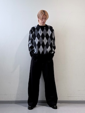 「アイテム（シューズ小物/雑貨）」を使った、安藤颯汰さん（メンズ・178cm）の冬コーディネート