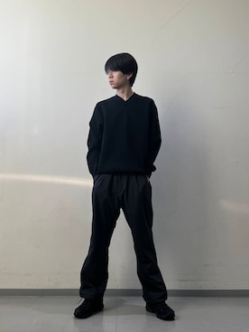 安藤颯汰さん(メンズ・178cm)の秋コーディネート