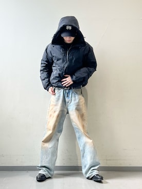 安藤颯汰さん（メンズ・178cm）の秋コーディネート