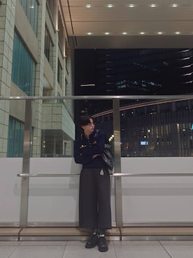 「アイテム（その他シューズ）」を使った、Yutoさん（メンズ・176cm・20代）の秋コーディネート