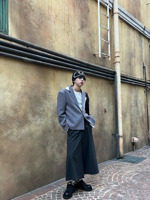 GRANCY】Reverse LayeredDesign TailoredJacket / リバース レイヤード