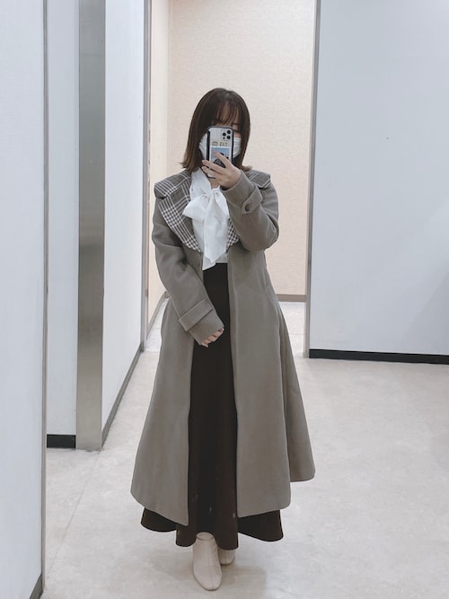 セール】【ZOZO限定再販】ボウタイりぼん長袖ブラウス（シャツ