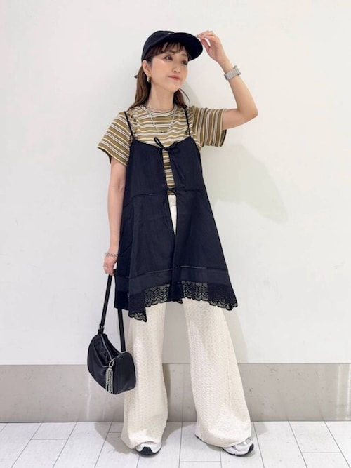 LOWRYS FARM｜2WAYコットンレースミニワンピース | Rakuten