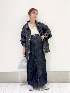「アイテム（ジャンパースカート）」を使った、anyuさん（レディース・150cm）の秋コーディネート