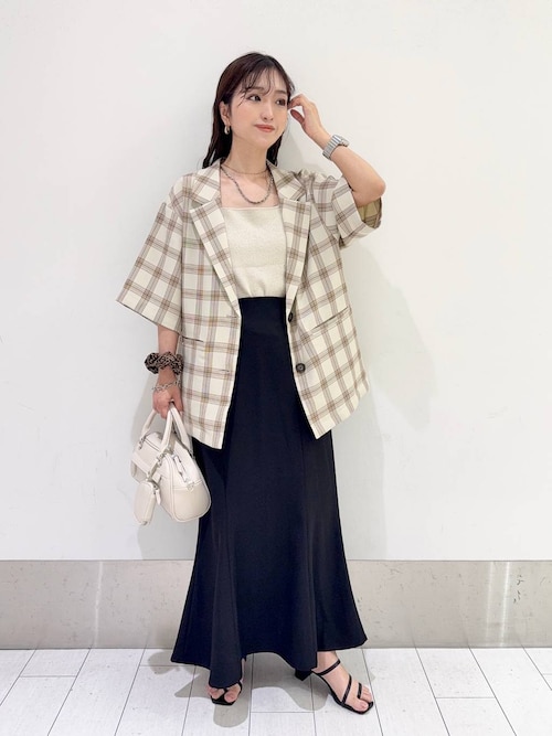 ❌LOWRYS FARM好き(⋆ᴗ͈ˬᴗ͈)”ウエスト全ゴムスカート LOWRYS FARM スカート ホップサックラップスカート 242768