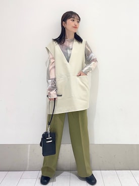 「LOWRYS FARM（ローリーズファーム）のストレッチヒールブーツ　851418（ブーツ）」を使った、anyuさん（レディース・150cm）の秋コーディネート