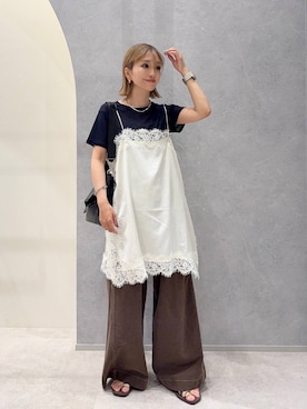 「テーマパーク」｜anyuさん（レディース・150cm）の夏コーディネート