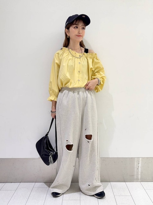 セール】リメイクスウェットワイドパンツ 288665（スウェットパンツ