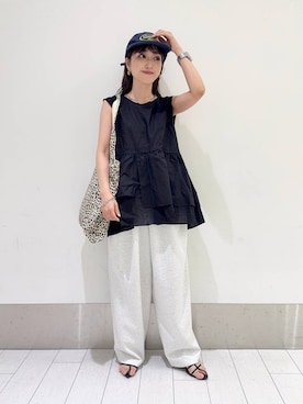 「アイテム（ピアス（両耳用））」を使った、anyuさん（レディース・150cm）の夏コーディネート