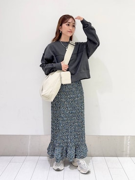 「LOWRYS FARM（ローリーズファーム）のLFポーチツキショルダー 284037（ショルダーバッグ）」を使った、anyuさん（レディース・150cm）の冬コーディネート