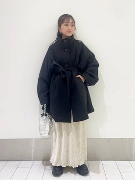 「テーマパーク」｜「アイテム（その他アウター）」を使った、anyuさん（レディース・150cm）の秋コーディネート