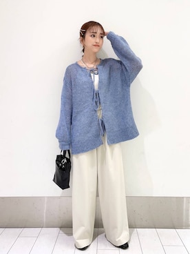 「LOWRYS FARM（ローリーズファーム）のストレッチヒールブーツ　851418（ブーツ）」を使った、anyuさん（レディース・150cm）の秋コーディネート